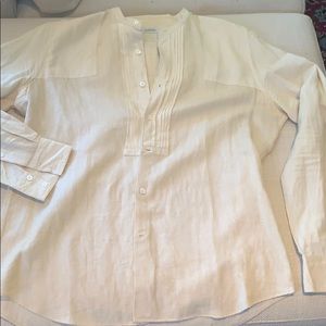 Valentino mens linen tunic shirt